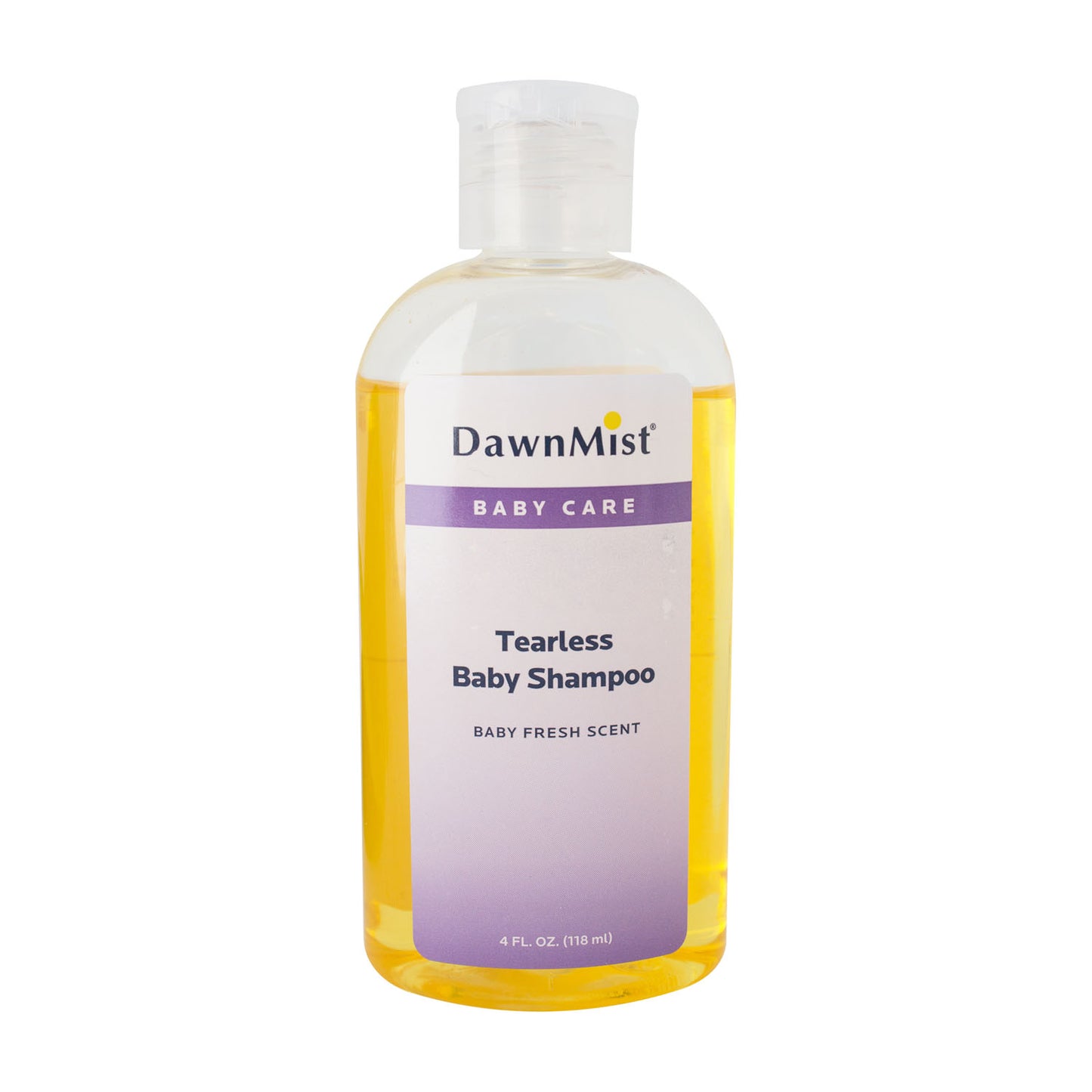 Dukal DawnMist Baby Shampoo, Tearless, 4 oz, Dispensing Cap, 96/cs