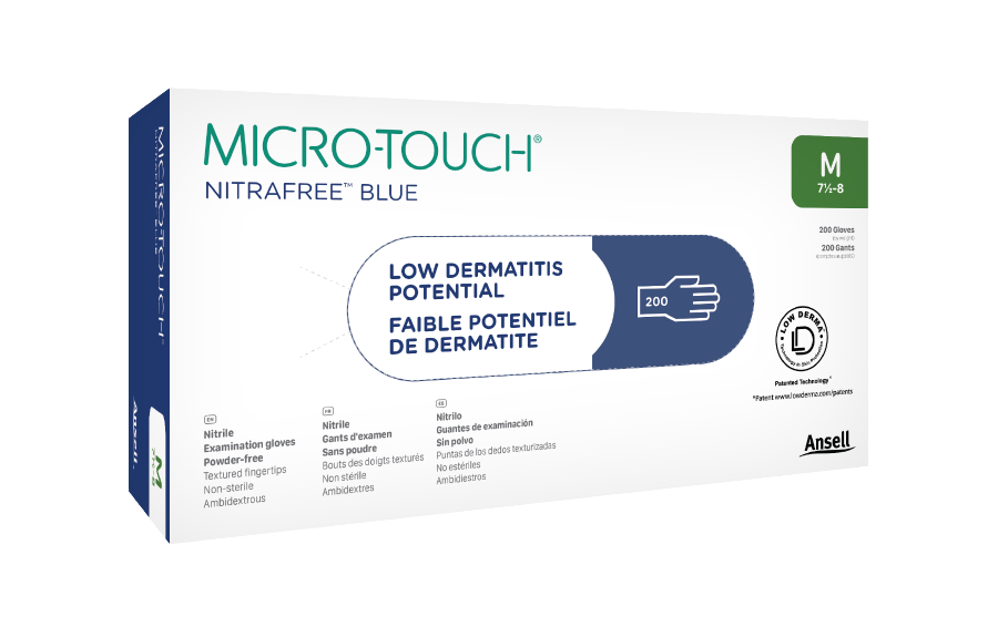 Ansell MICRO-TOUCH® NITRAFREE™ Blue