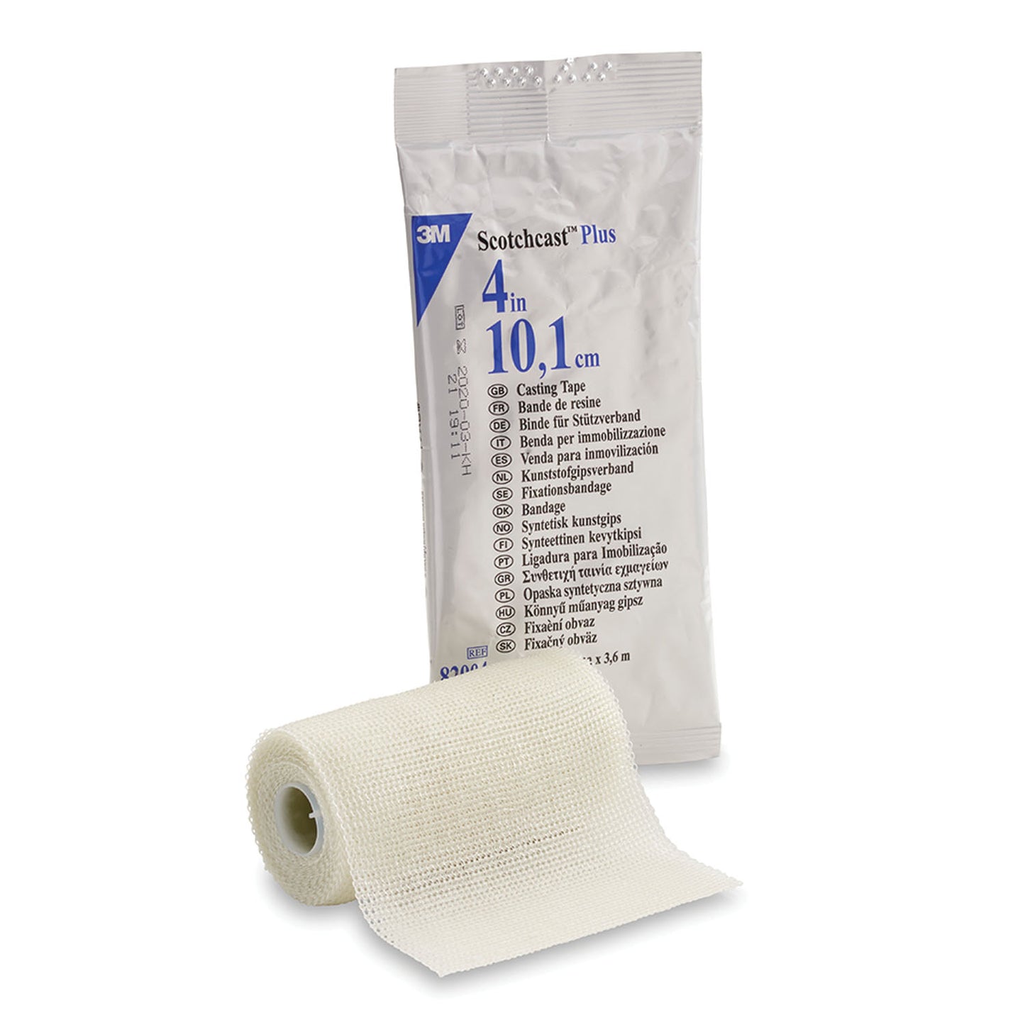 82004 - Solventum 3M™ Scotchcast™ Plus Casting Tape - 4" x 4 yds, White, 10/cs
