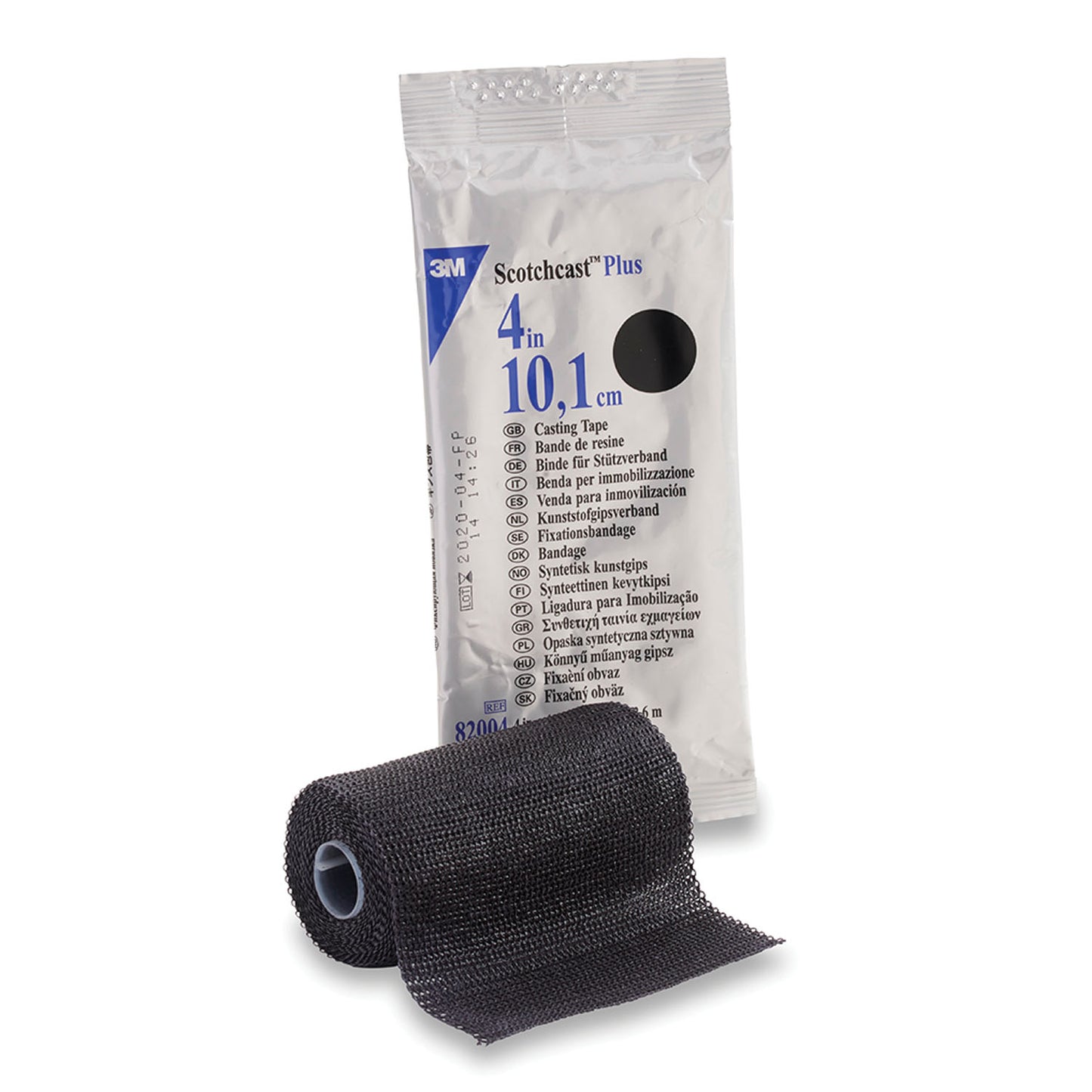 82004A - Solventum 3M™ Scotchcast™ Plus Casting Tape - 4" x 4 yds, Black, 10/cs