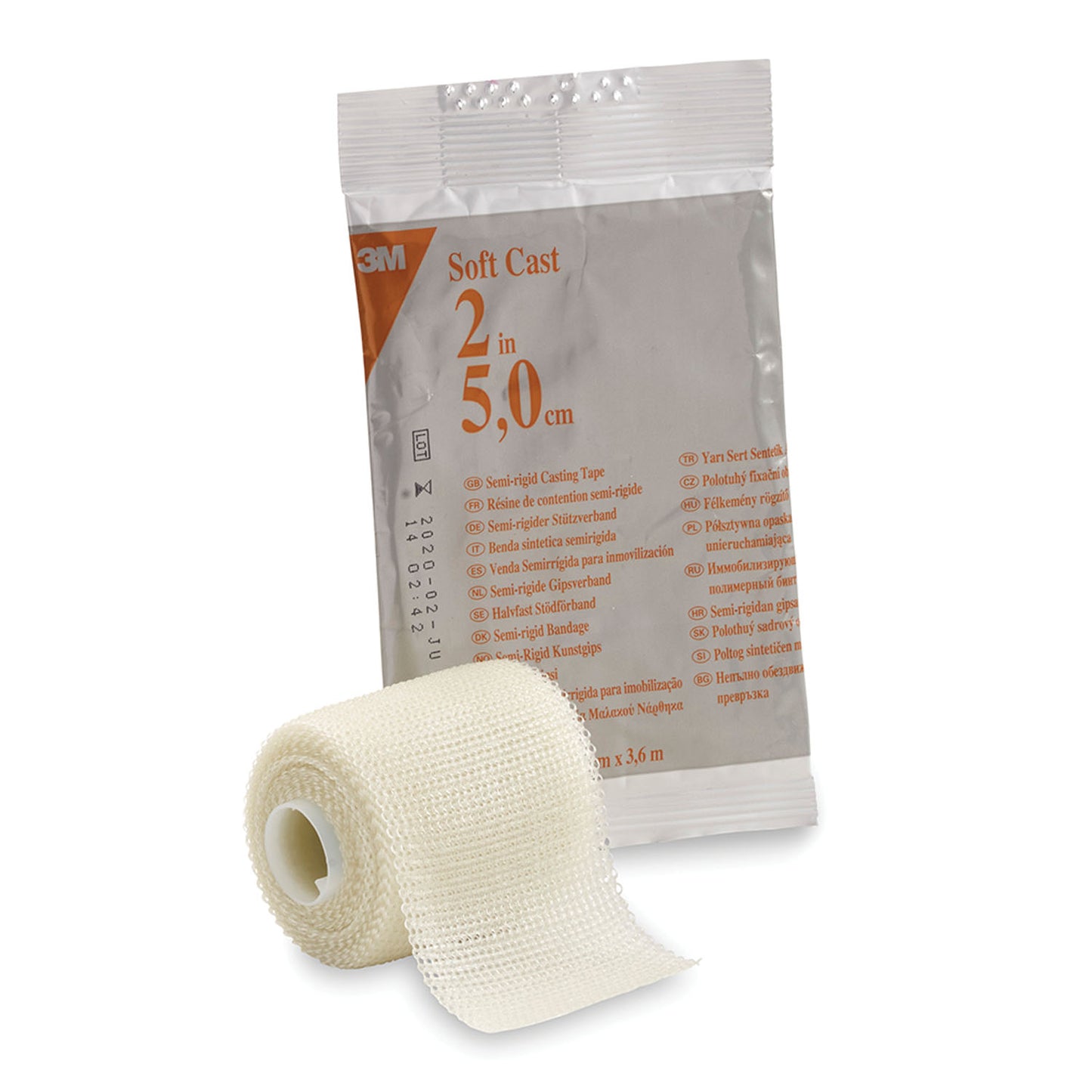 82102 - Solventum 3M™ Scotchcast™ Soft Cast Casting Tape - White, 2" x 4 yds, 10/cs