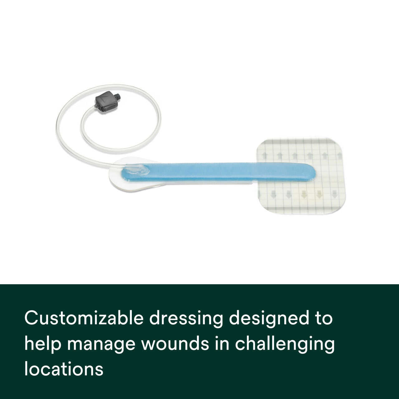 BKTF14X11/10 - Solventum 3M™ Snap™ Therapy System - Bridge Dressing Kit, Foam, 14 cm x 11 cm, 10/cs