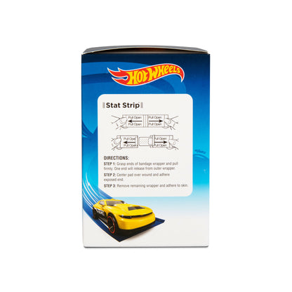 1087750 - Dukal® Stat Strip® Sterile Hot Wheels™ Adhesive Bandages, 3/4" x 3", 100/bx, 12 bx/cs