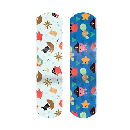 16710 - Dukal Sterile Design Series Matey's Adhesive Bandages with Stat Strip®, 3/4" x 3", 100/bx, 12 bx/cs