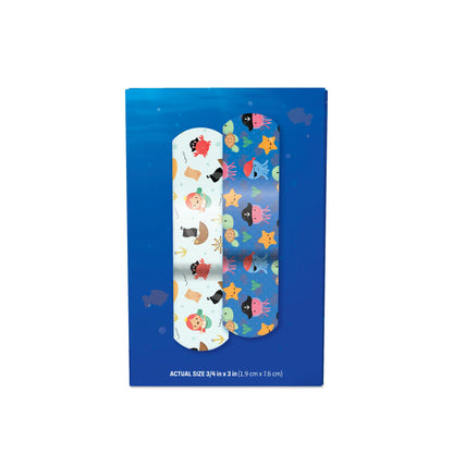 16710 - Dukal Sterile Design Series Matey's Adhesive Bandages with Stat Strip®, 3/4" x 3", 100/bx, 12 bx/cs