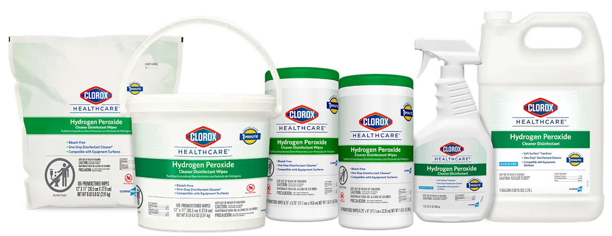30829 - Clorox Healthcare® Hydrogen Peroxide Cleaner Disinfectant Refill, Gallon, 4/cs