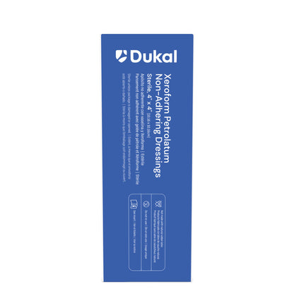 215 - Dukal® Sterile XEROFORM® Petrolatum Non-Adhering Dressings, 4" x 4", 1/pk, 25 pk/bx