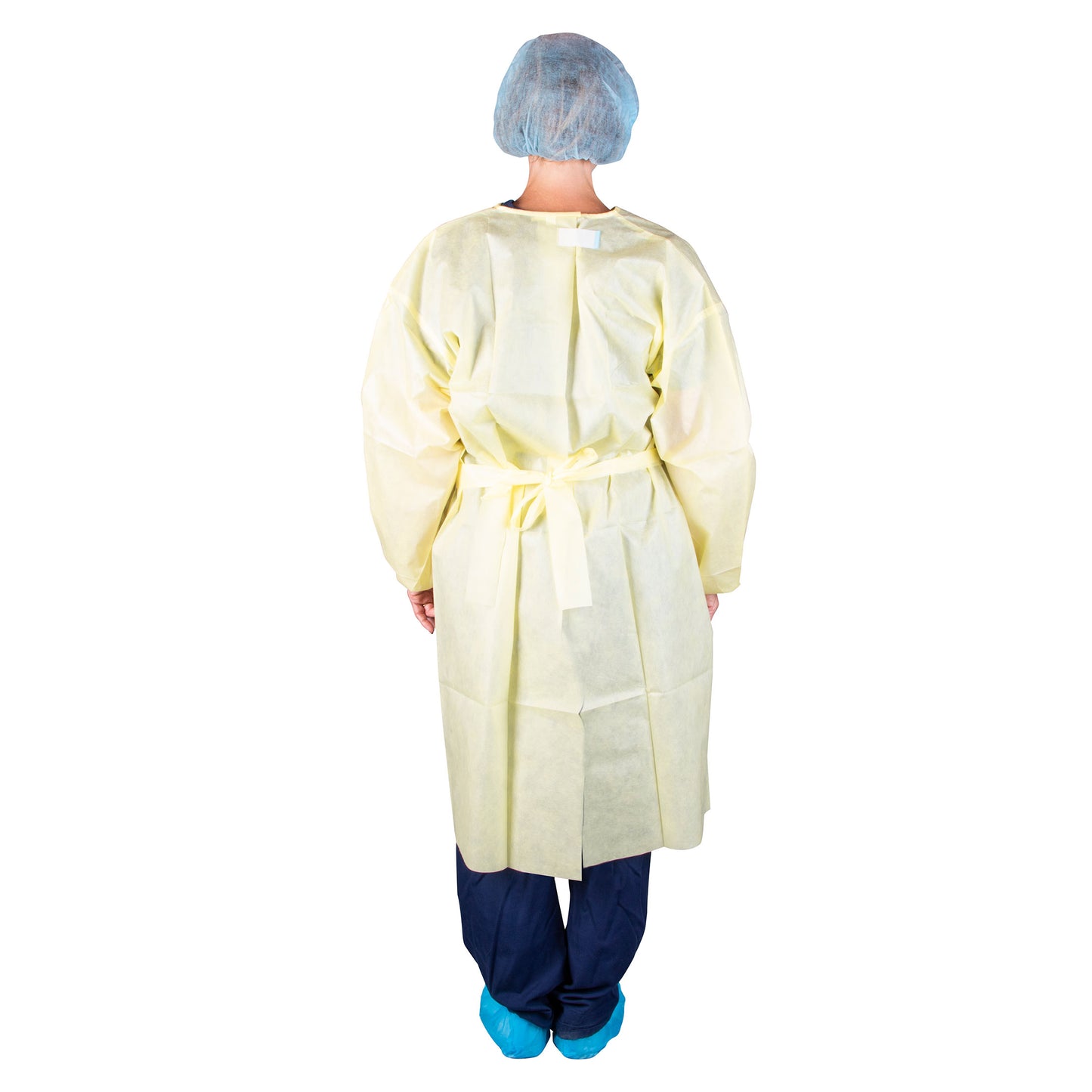 308 - Dukal AAMI Level 1 Isolation Gown - Universal Size, Yellow, 10/bg, 10 bg/cs