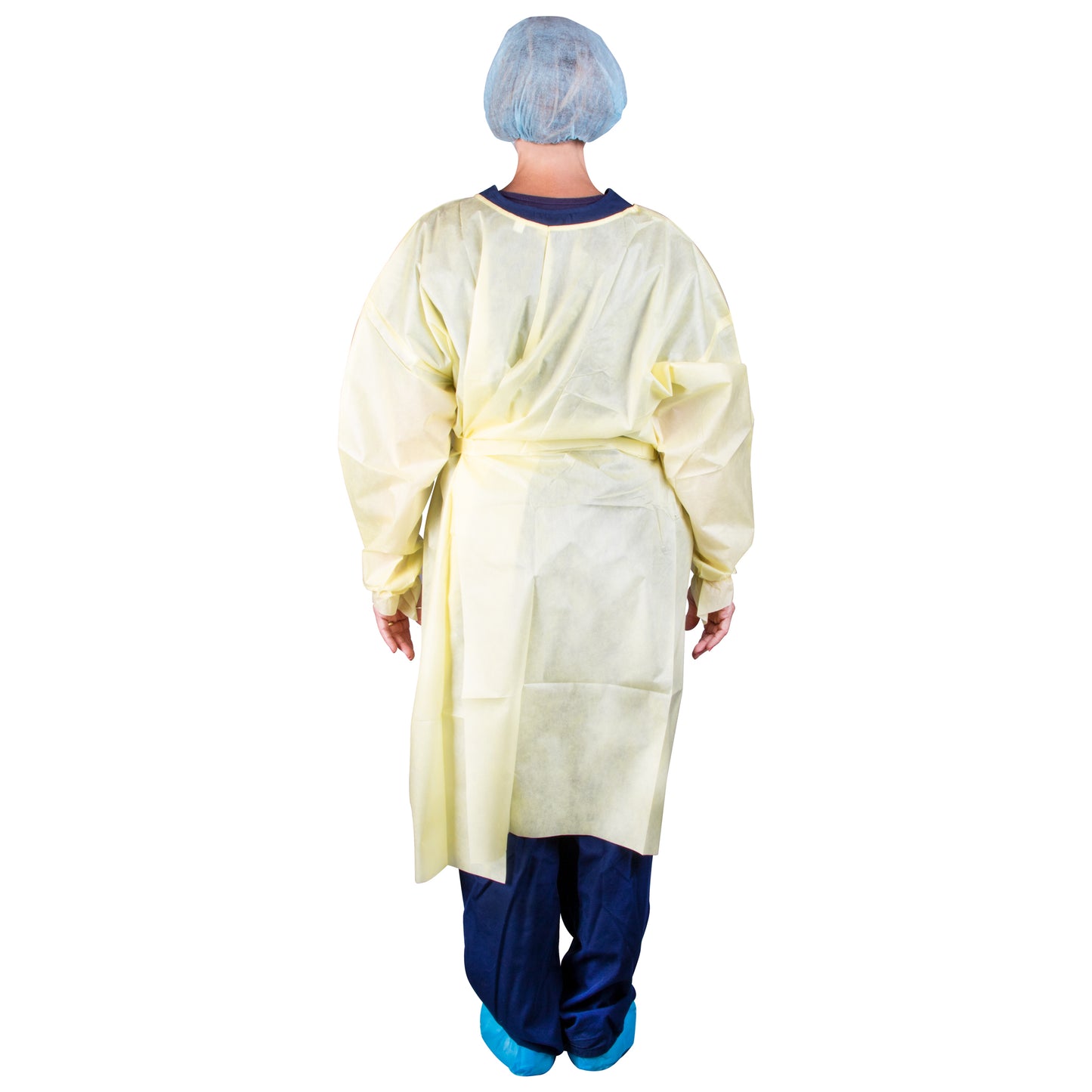 309-GSS - Dukal AAMI Level 2 Isolation Gown - Universal Size, Yellow, 10/bg, 10 bg/cs