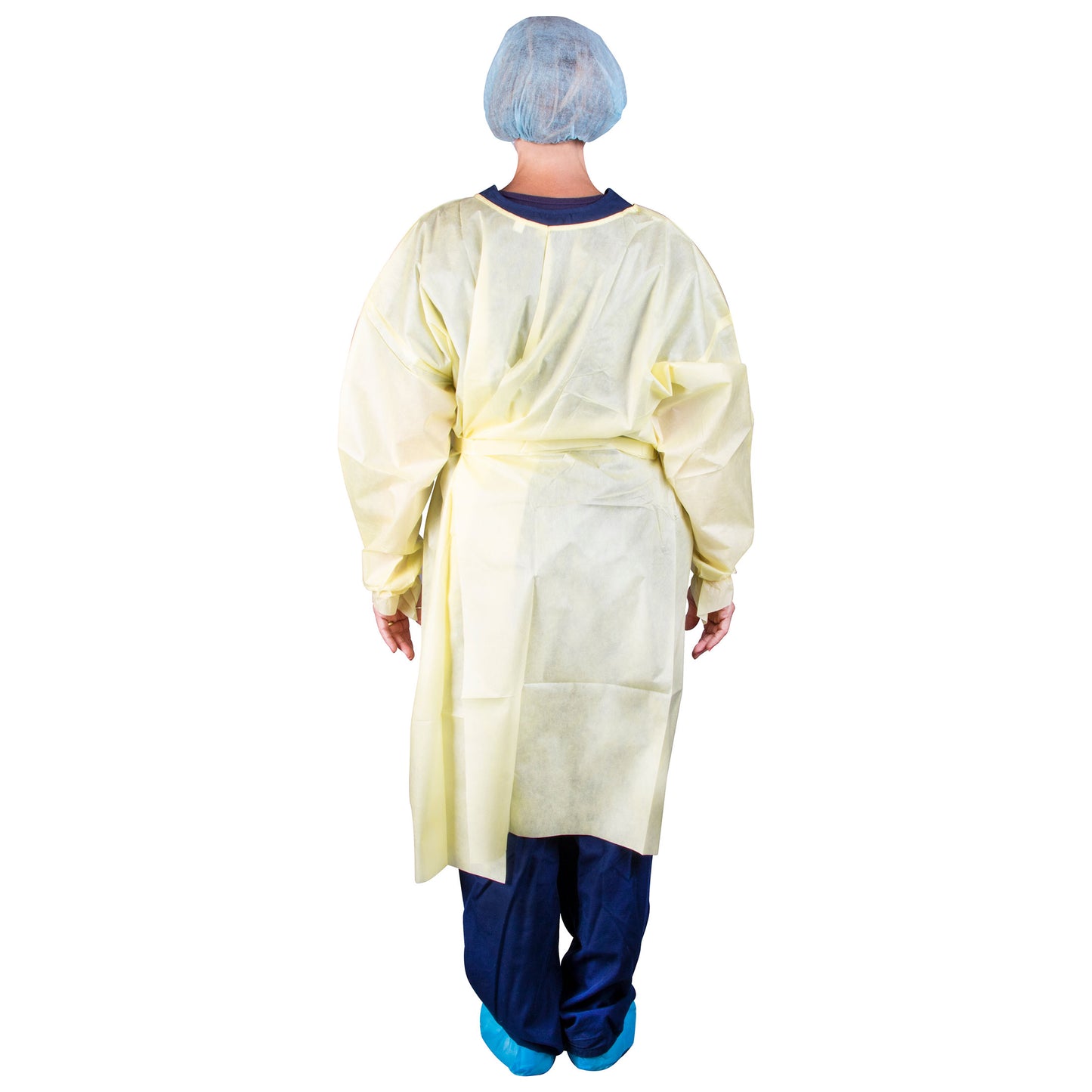 309XL - Dukal AAMI Level 2 Isolation Gown - Over-the-Head Design, X-Large, Yellow, 10/bg, 10 bg/cs