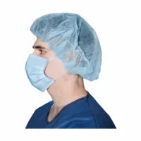 321B - Dukal Bouffant Cap, 21", Blue, 100/bx, 5 bx/cs