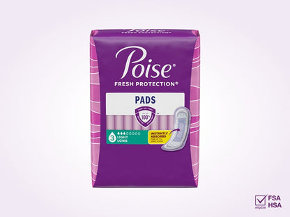 48536 - Kimberly-Clark Poise® Pads - Light, Long, 24/pk, 4 pk/cs