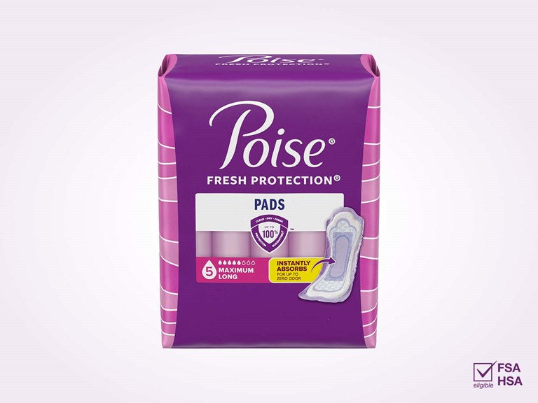 44561 - Kimberly-Clark Poise® Pads - Maximum, Long, 39/pk, 2 pk/cs
