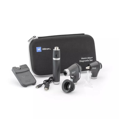 71-PM3LXE-US - Welch Allyn® 3.5V Diagnostic Set with PanOptic™ Ophthalmoscope, MacroView™ Otoscope Combo for iExaminer™