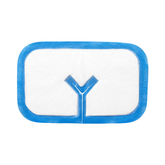 7420 - Dukal Caliber™ Gauze Sponges - Premium, Non-Woven, Sterile, Split Sponge, 4" x 6", 1/pk, 10 pk/bx, 12 bx/cs