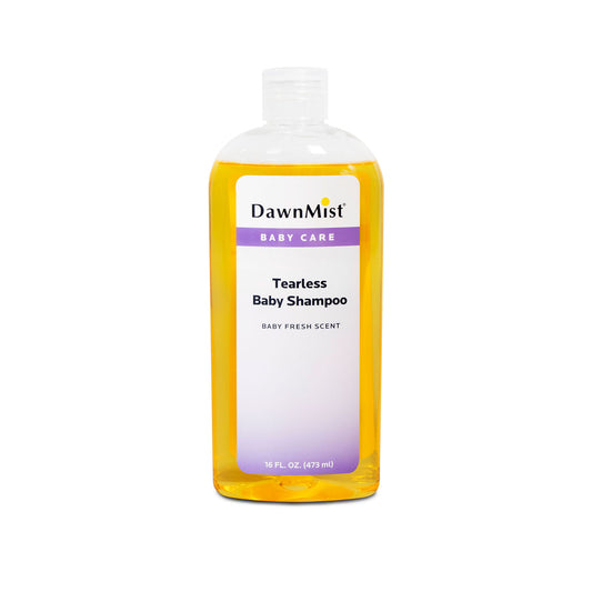Dukal DawnMist Baby Shampoo, Tearless, 16 oz, Dispensing Cap, 12/cs