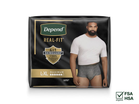 Kimberly-Clark Depend® Real Fit Briefs Maximum Absorption Premium Underwear