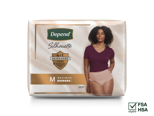 Kimberly-Clark Depend™ Maximum Absorption Silhouette Maximum Briefs