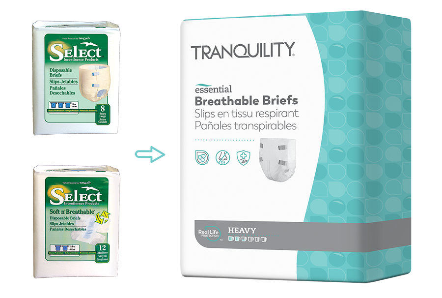 2745 - Principle Business® TQ™ Essential Briefs - Medium, Heavy, 8/bg, 12 bg/cs