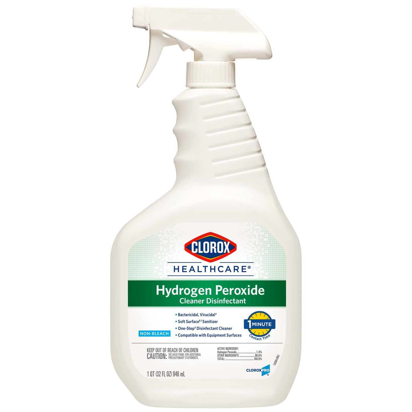 30828 - Clorox Healthcare® Hydrogen Peroxide Cleaner Disinfectant Spray, 32 oz, 9/cs
