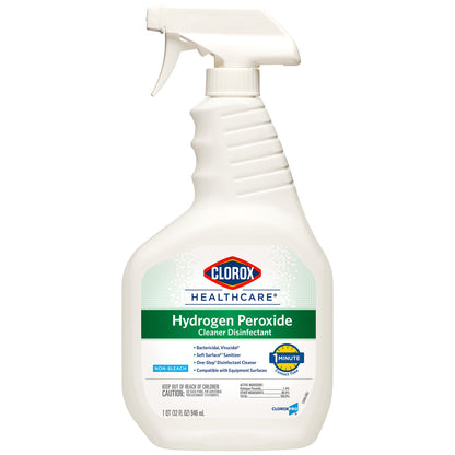 30828 - Clorox Healthcare® Hydrogen Peroxide Cleaner Disinfectant Spray, 32 oz, 9/cs