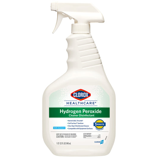30828 - Clorox Healthcare® Hydrogen Peroxide Cleaner Disinfectant Spray, 32 oz, 9/cs