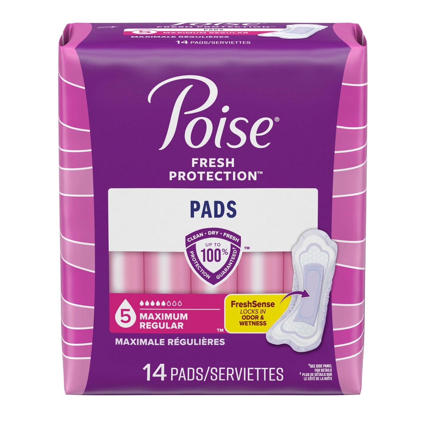 19568 - Kimberly-Clark Poise® Pads - Ultra Plus, Size Shields, 14/pk, 6pk/cs