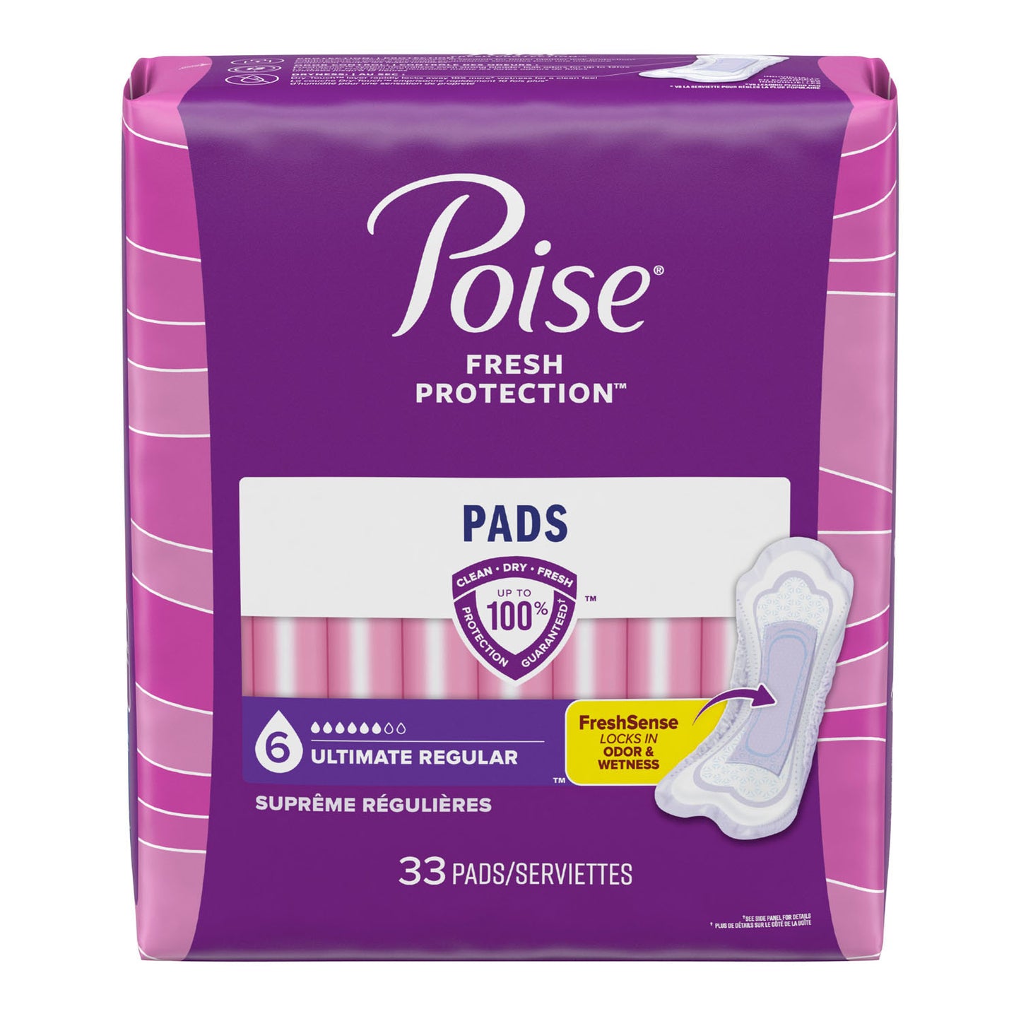 33592 - Kimberly-Clark Poise® Pads - Ultimate, 33/pk, 4 pk/cs