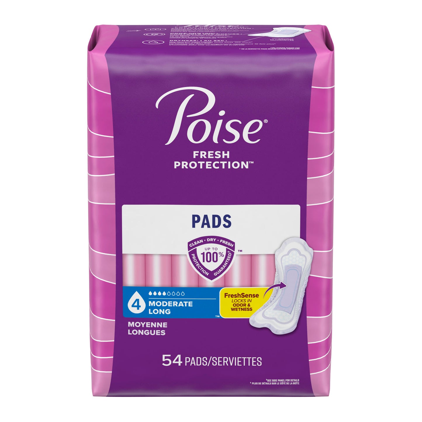 39299 - Kimberly-Clark Poise® Pads - Moderate, Long, 60/pk, 2 pk/cs