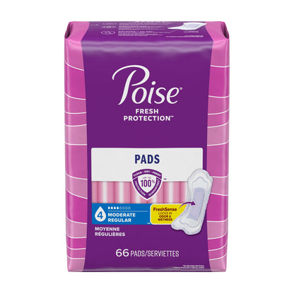 47357 - Kimberly-Clark Poise® Pads - Moderate, 66/pk, 2 pk/cs