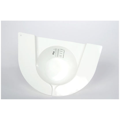 02071 - Medegen MeasuRite® Commode Specimen Pan, White, Graduated, 100/cs