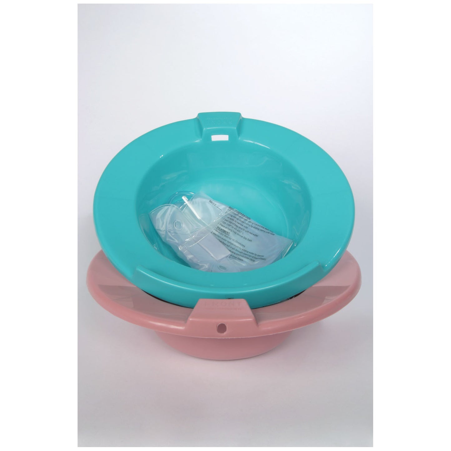 H990-10 - Medegen® Sitz Bath Set - Mauve, 2000ml Bag, 60" Tubing, Adjustable Clamp, Basin, 10/cs