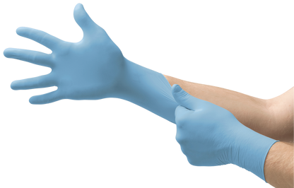 842671 - Ansell MICROFLEX® Daily Defense Blue Nitrile 10-733 - Small (6.5-7.0), 100/bx, 10 bx/cs