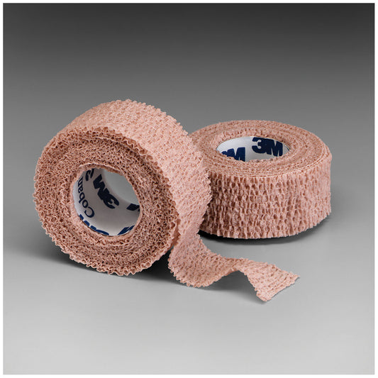 1581 - Solventum Coban™ Self-Adherent Wrap, 1" x 5 yds, Tan, 5/pk, 6 pk/cs
