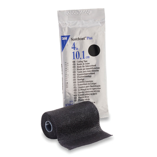 82004A - Solventum 3M™ Scotchcast™ Plus Casting Tape - 4" x 4 yds, Black, 10/cs