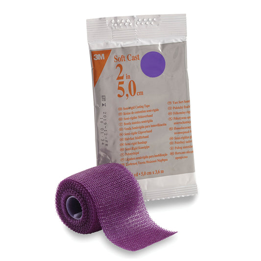 82102U - Solventum 3M™ Scotchcast™ Soft Cast Casting Tape - Purple, 2" x 4 yds, 10/cs
