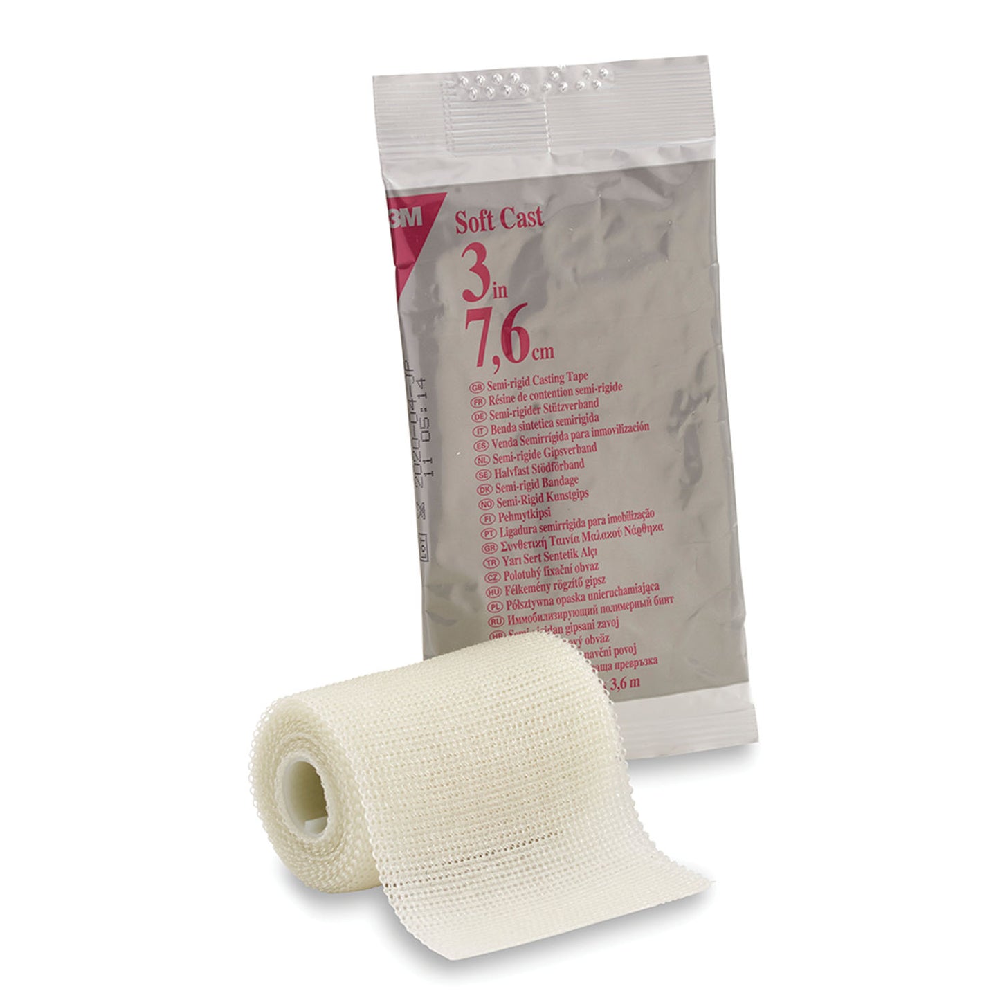 82103 - Solventum 3M™ Scotchcast™ Soft Cast Casting Tape - White, 3" x 4 yds, 10/cs