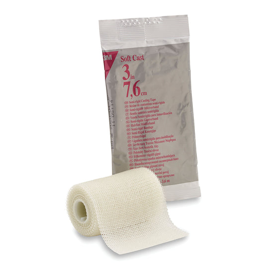 82103 - Solventum 3M™ Scotchcast™ Soft Cast Casting Tape - White, 3" x 4 yds, 10/cs
