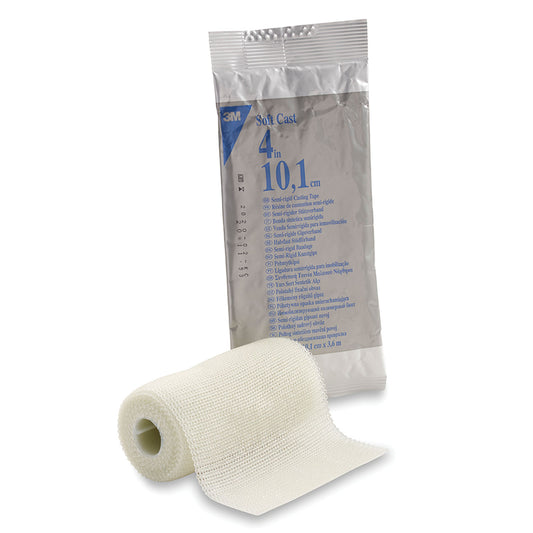 82104 - Solventum 3M™ Scotchcast™ Soft Cast Casting Tape - White, 4" x 4 yds, 10/cs