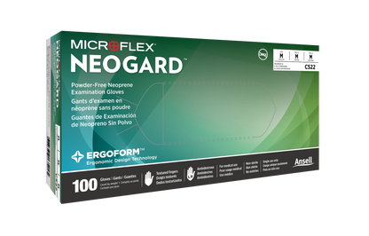 162525 - Ansell MICROFLEX® Neogard™ C52 - X-Small (5.5-6.0), 100/bx, 10 bx/cs
