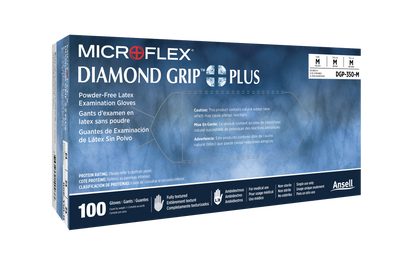 162610 - Ansell MICROFLEX™ Diamond Grip Plus™ DGP-350 - X-Small (5.5-6.0), 100/bx, 10 bx/cs