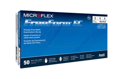 162633 - Ansell MICROFLEX® FreeForm® EC FFE-775 - Large (8.5-9.0), 50/bx, 10 bx/cs