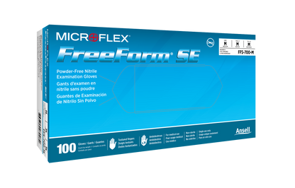 162651 - Ansell MICROFLEX® FreeForm® SE FFS-700 - X-Small (5.5-6.0), 100/bx, 10 bx/cs