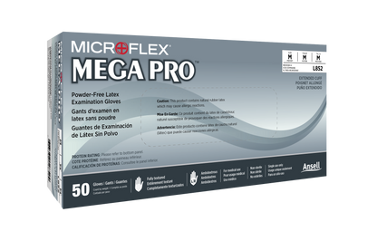 162776 - Ansell MICROFLEX® Mega Pro® L85 - Medium (7.5-8.0), 50/bx, 10 bx/cs