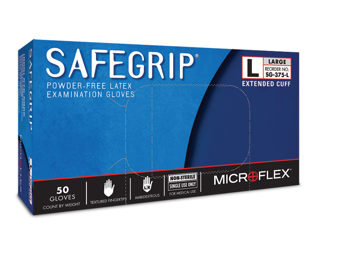 163166 - Ansell MICROFLEX® SafeGrip™ SG-375 - Small (6.5-7.0), 50/bx, 10 bx/cs