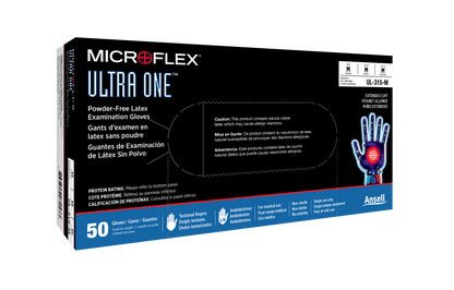 163242 - Ansell MICROFLEX® Ultra One® UL-315 - Small (6.5-7.0), 50/bx, 10 bx/cs