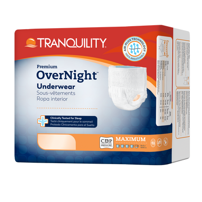 2116 - Principle Business® Tranquility® Premium OverNight™ Disposable Absorbent Underwear - Large, 44"-54" Waist, 170-210 lbs, 34.0 fl oz Capacity, 16/pk, 4 pk/cs