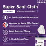 H04082 - PDI Super Sani-Cloth® Germicidal Disposable Wipe, Large, Individual, Boxed,5" x 8", 50/bx, 10 bx/cs