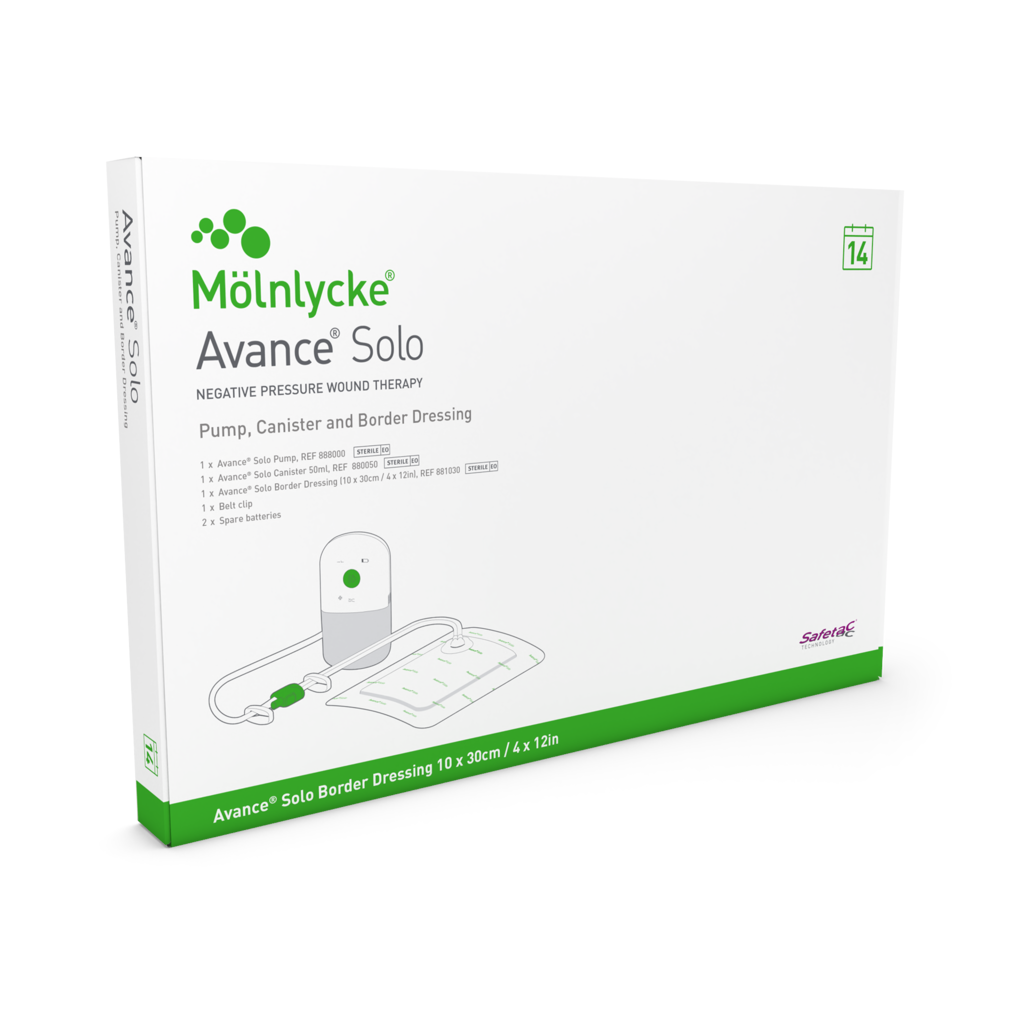 8881030 - Mölnlycke® Avance® Negative Pressure Wound Products - Avance Solo Closed Incision Starter Kit, 10cm x 30cm, 1/bx, 2 bx/cs
