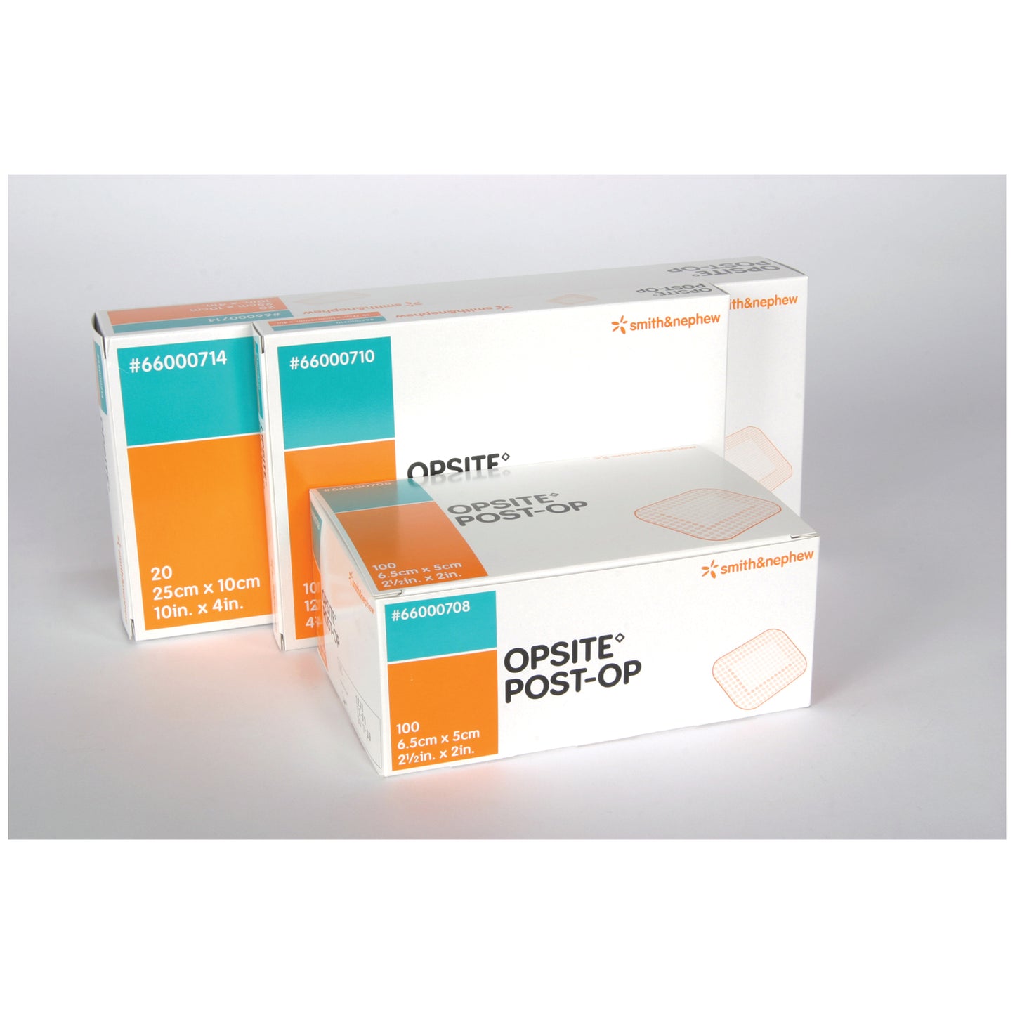 66000708 - Smith & Nephew OPSITE◊ Post-Op Composite Dressing - 2½" x 2", 100/bx